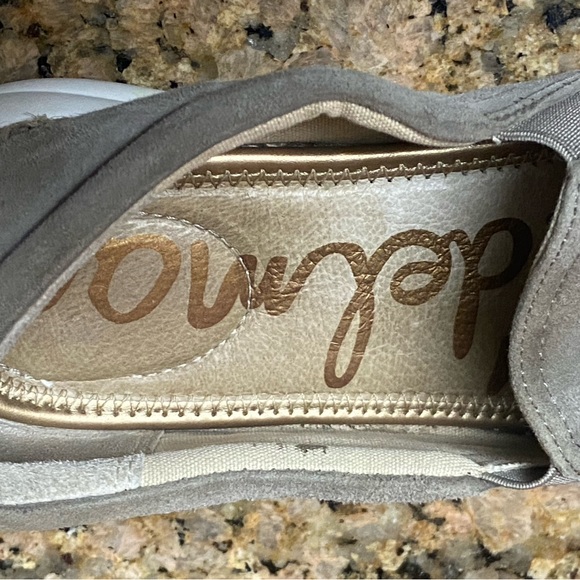 Sam Edelman Gray Suede Slip On Women’s Casual Shoes High End Size 8M - Picture 4 of 7